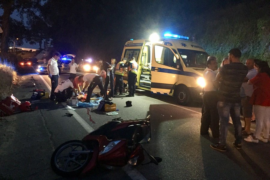 Motociclista morreu após colisão com carro que fugiu em Braga