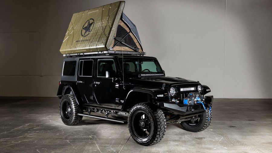 American Fastbacks Badlands Jeep Is A Wrangler-Based RV For Four