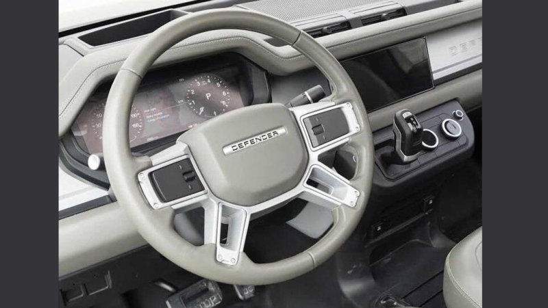 New Land Rover Defender prototype interior posted on Twitter?