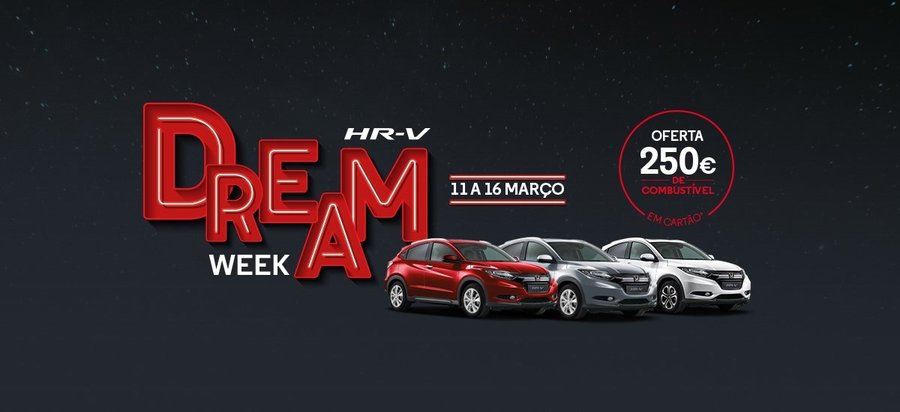Honda HR-V Dream Week decorre até sábado