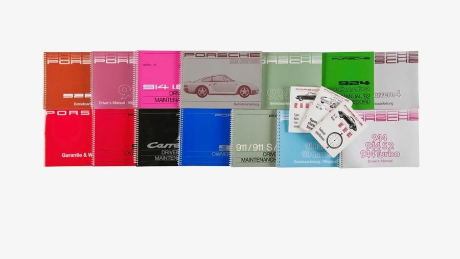 Porsche reprints classic owner manuals