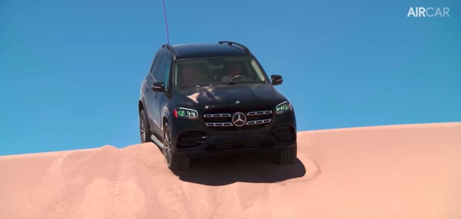 Watch The New Mercedes-Benz GLS Bounce Itself Out Of A Sand Trap