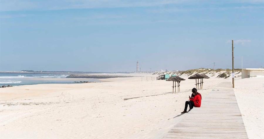 Só os moradores podem entrar nas praias da Barra e da Costa Nova