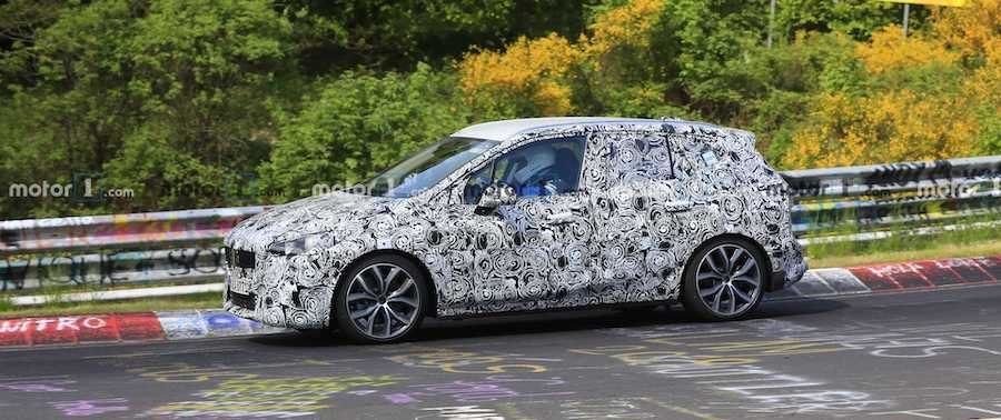 New BMW 2 Series Active Tourer Spied On The 'Ring Looking Agile