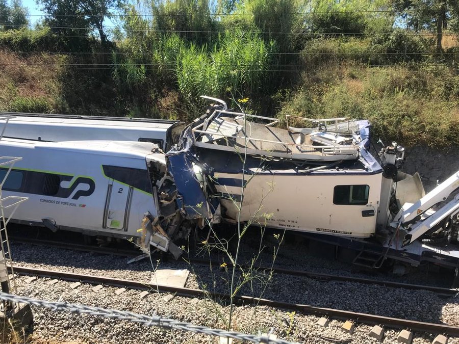Dois mortos em acidente com comboio Alfa em Soure