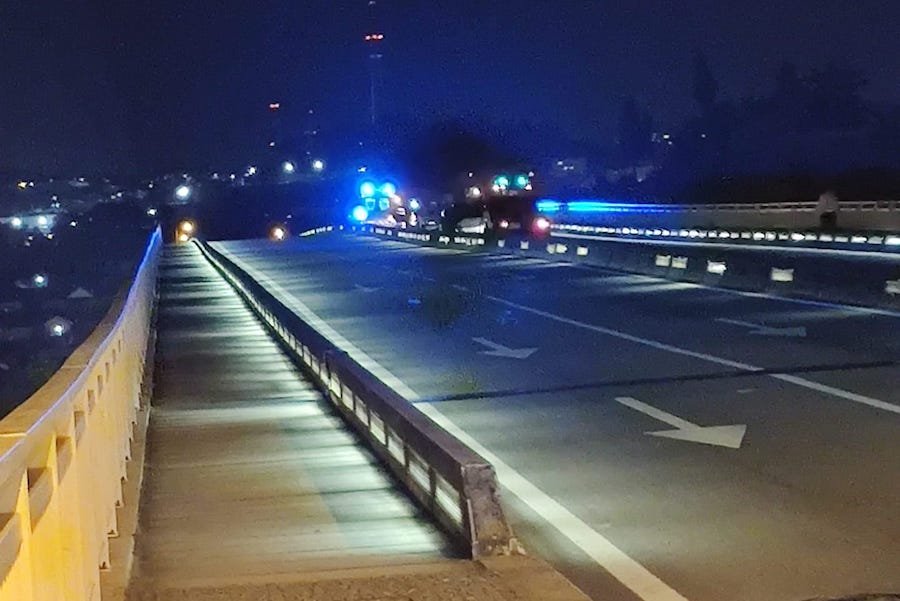 Motociclista morre em colisão com carro na Ponte do Infante