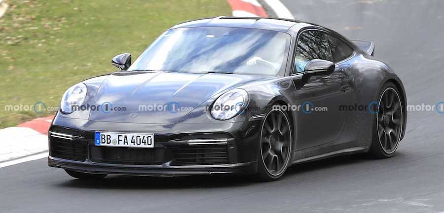 Porsche 911 Sport Classic Spied Looking Retro On The Ring