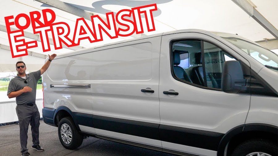 Fully Electric Ford E-Transit Van: Walkaround And Test Ride